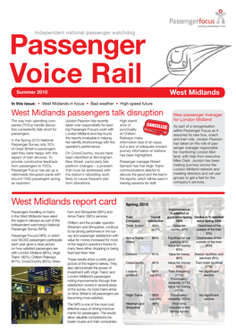 West Midlands Report Card