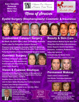 Eyelid Surgery (Blepharoplasty) Cosmetic & Insurance
