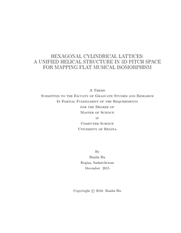 A Unified Helical Structure in 3D Pitch Space for Mapping Flat Musical Isomorphism