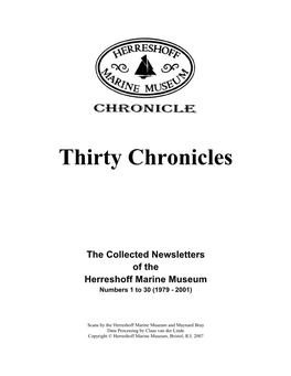 Thirty Chronicles