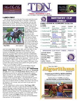 Breeders' Cup Friday