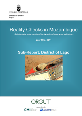 Reality Checks in Mozambique - Building Better Understanding of the Dynamics of Poverty and Well-Being –