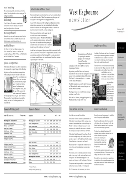 Newsletter October 2007