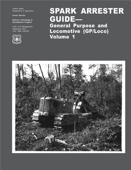 SPARK ARRESTER GUIDE— General Purpose and Locomotive (GP/Loco) Volume 1