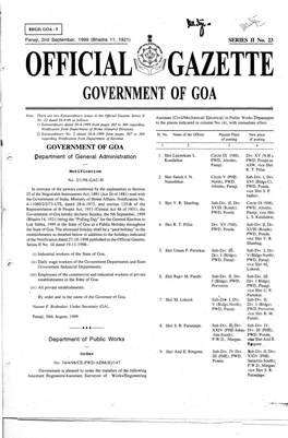 Government of Goa