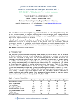 Journal of International Scientific Publications: Materials, Methods & Technologies Volume 6