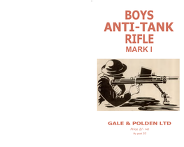 Boys Anti-Tank Rifle