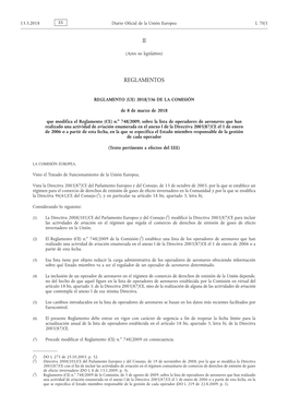 (UE) 2018/336 De La Comisión, De 8 De Marzo De 2018