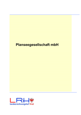 Planseegesellschaft Mbh