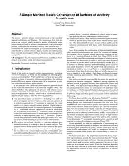 A Simple Manifold-Based Construction of Surfaces of Arbitrary Smoothness