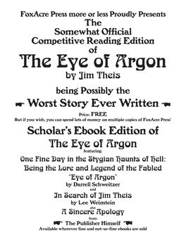 The Eye of Argon