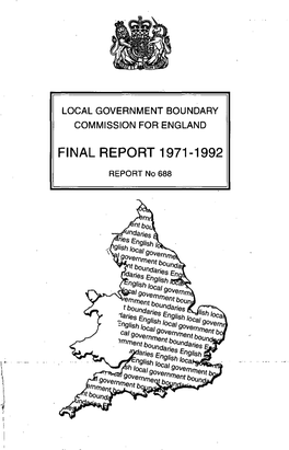 Final Report 1971-1992