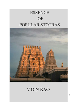 ESSENCE of POPULAR STOTRAS.Pdf