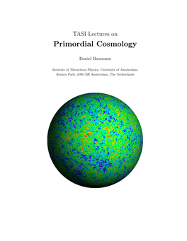 Primordial Cosmology