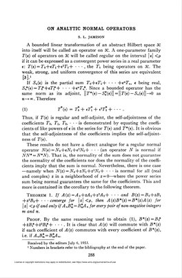 On Analytic Normal Operators