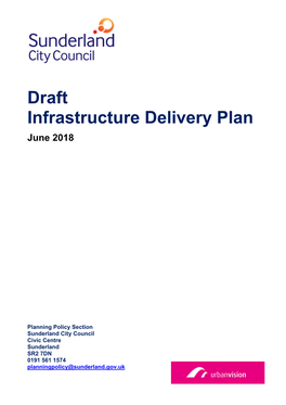 Draft Infrastructure Delivery Plan June 2018