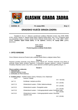 Glasnik Grada Zadra