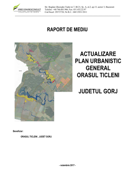Actualizare Plan Urbanistic General Orasul Ticleni