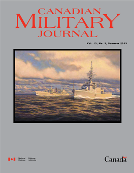 Canadian Military Journal Canadian Military Journal
