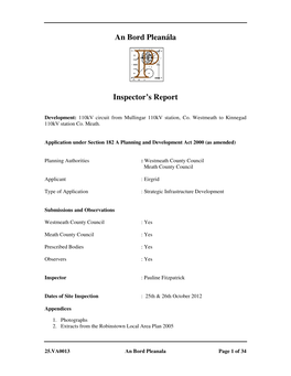 Inspectors Report (VA0/RVA0013.Pdf, PDF Format