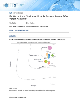 Worldwide Cloud Professional Services 2020 | Accenture