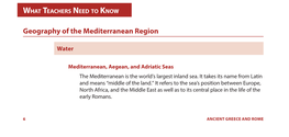 Geography of the Mediterranean Region