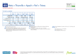 02 Metz &gt; Thionville &gt; Apach &gt; Perl &gt; Trèves