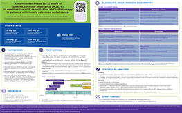 A Multicenter Phase Ib/II Study of DNA-PK Inhibitor