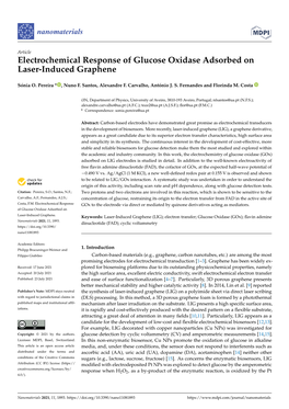 Electrochemical Response of Glucose Oxidase Adsorbed on Laser-Induced Graphene