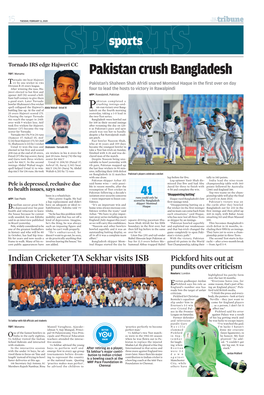 Pakistan Crush Bangladesh