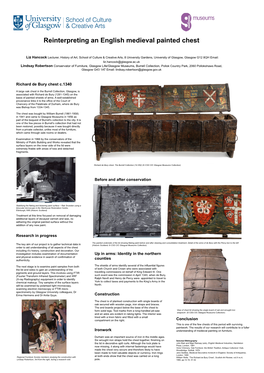 Reinterpreting an English Medieval Painted Chest