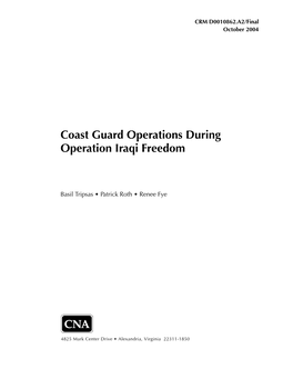 Coast Guard Operations During Operation Iraqi Freedom