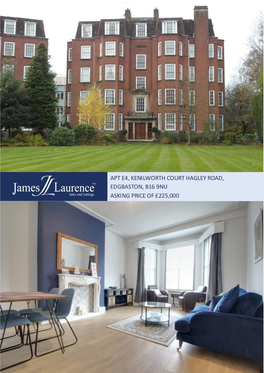 Apt E4, Kenilworth Court Hagley Road, Edgbaston, B16 9Nu