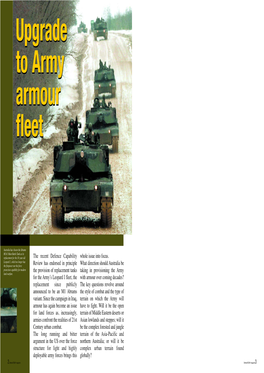 Upgrade to Army Armour Fleet