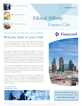 Global Affinity � AFFINITY BANKING Finance Club