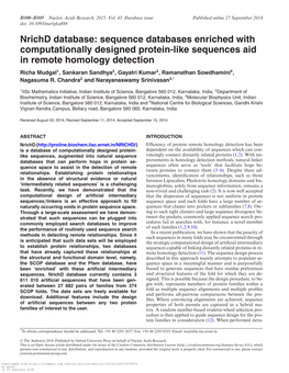 Sequence Databases Enriched with Computationally Designed Protein