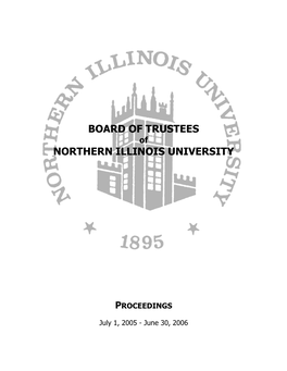 Board of Trustees Northern Illinois University