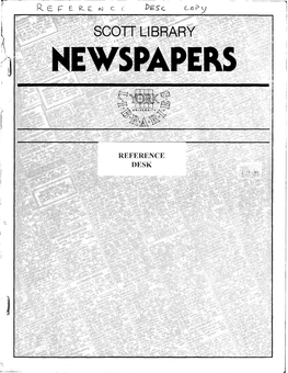 Sclibrarynewspapers.Pdf (829.6Kb)