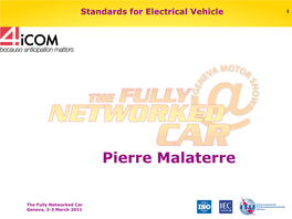 Standards for Electrical Vehicle 1