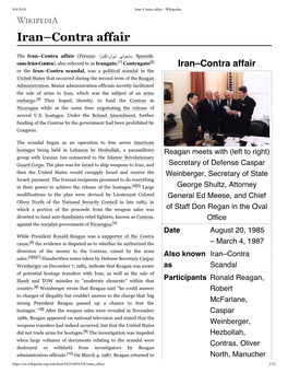 Iran–Contra Affair - Wikipedia