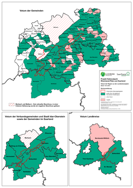 Karte Mit Dem Votum Zum Möglichen Nationalpark Im Hunsrück Der