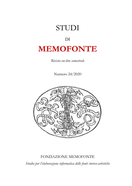 MEMOFONTE Rivista On-Line Semestrale