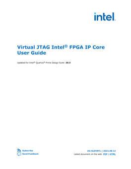 Virtual JTAG Intel® FPGA IP Core User Guide