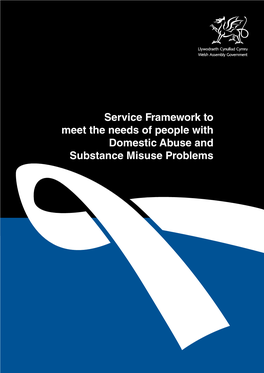 Service Framework to Meet the Needs of People with Domestic Abuse and Substance Misuse Problems