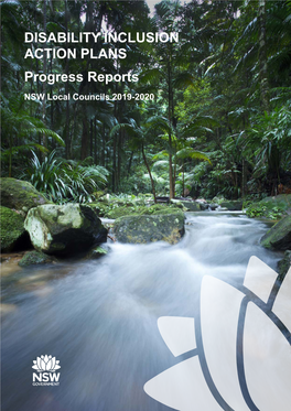 DISABILITY INCLUSION ACTION PLANS Progress Reports NSW Local Councils 2019-2020