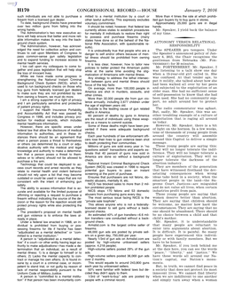 Congressional Record—House H170