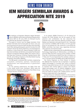 Iem Negeri Sembilan Awards & Appreciation Nite 2019