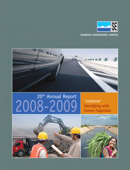 20Th Annual Report 2008-2009 a Nation Dreams