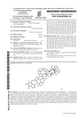 WO 2018/023009 Al 01 February 2018 (01.02.2018) W !P O PCT