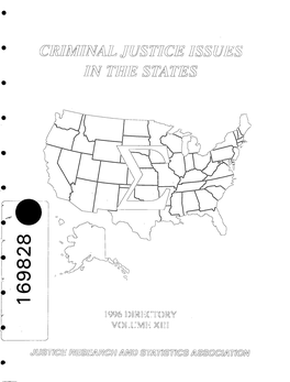 Criminal Justice Issues in the States: 1996 Directory Volume XIII